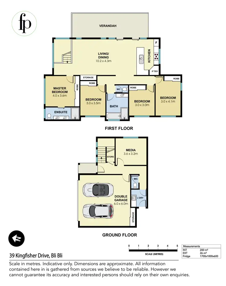 Floorplan of Homely house listing, 39 Kingfisher Drive, Bli Bli QLD 4560