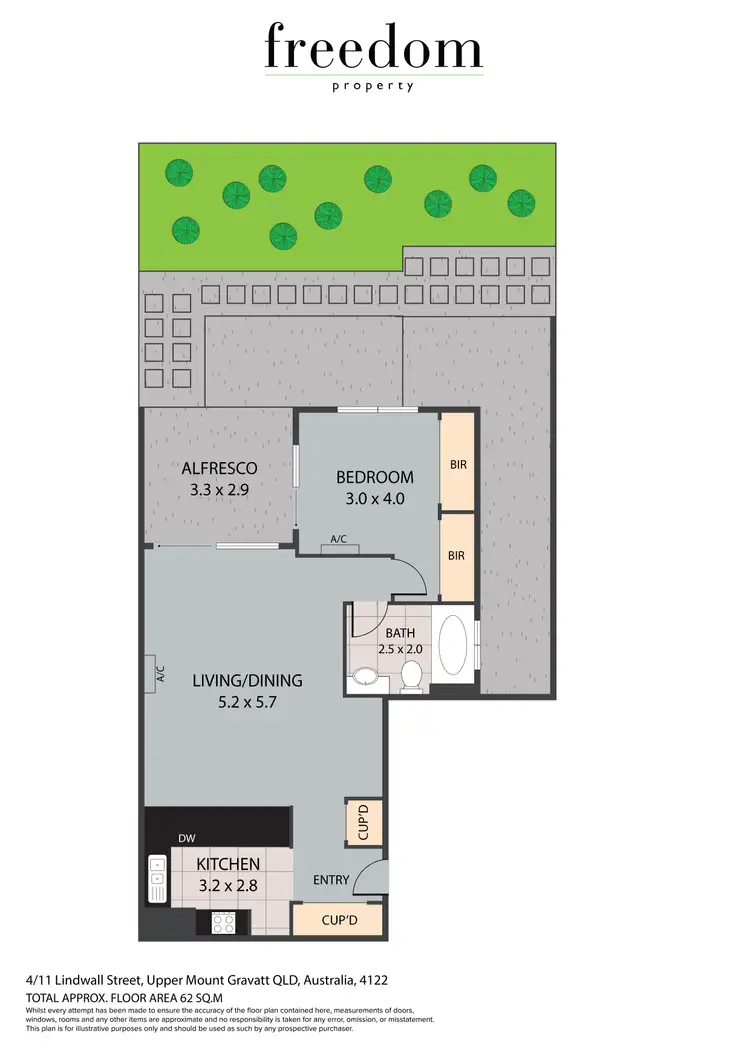 Floorplan of Homely apartment listing, 4/11 Lindwall Street, Upper Mount Gravatt QLD 4122