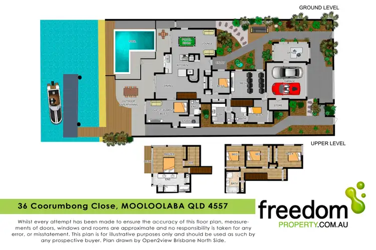 Floorplan of Homely house listing, 36 Coorumbong Close, Mooloolaba QLD 4557