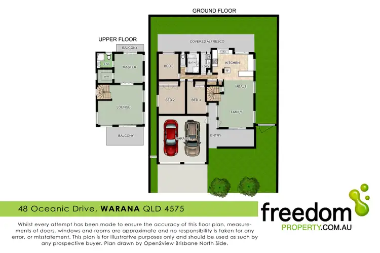 Floorplan of Homely house listing, 48 Oceanic Drive, Warana QLD 4575