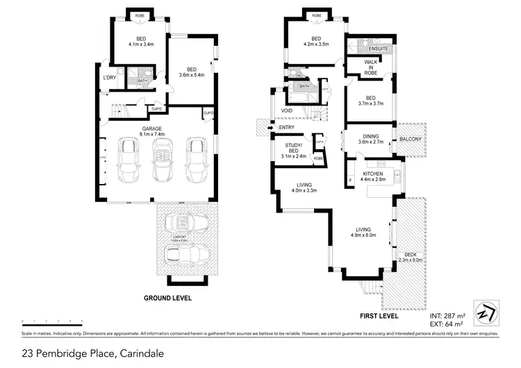Floorplan of Homely house listing, 23 Pembridge Place, Carindale QLD 4152