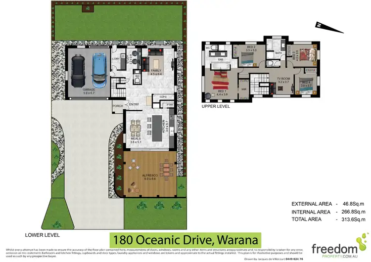 Floorplan of Homely house listing, 180 Oceanic Drive, Warana QLD 4575