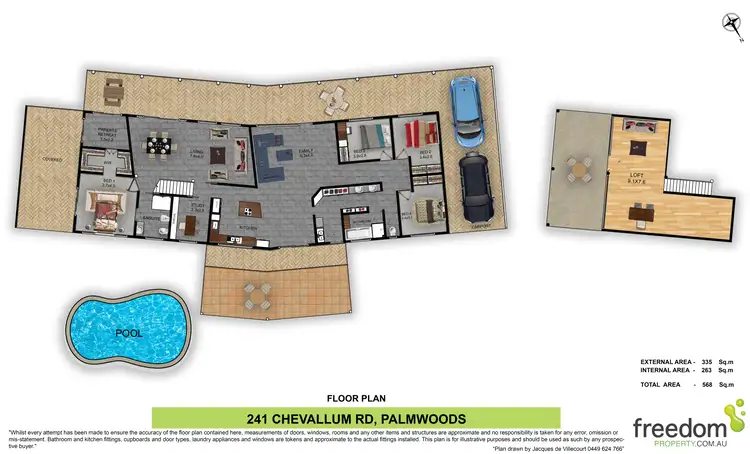Floorplan of Homely house listing, 241 Chevallum Road, Chevallum QLD 4555