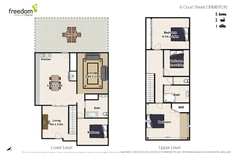 Floorplan of Homely house listing, 6 Court Street, Ormiston QLD 4160