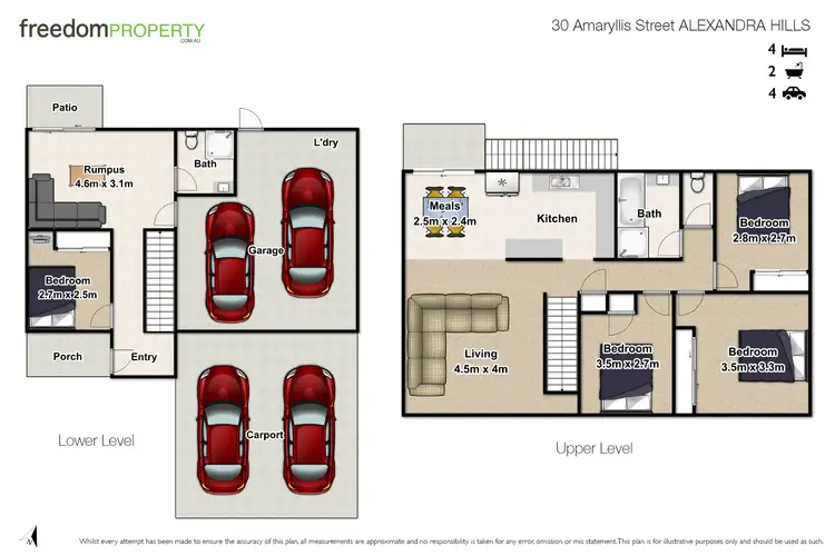 Floorplan of Homely house listing, 30 Amaryllis Street, Alexandra Hills QLD 4161