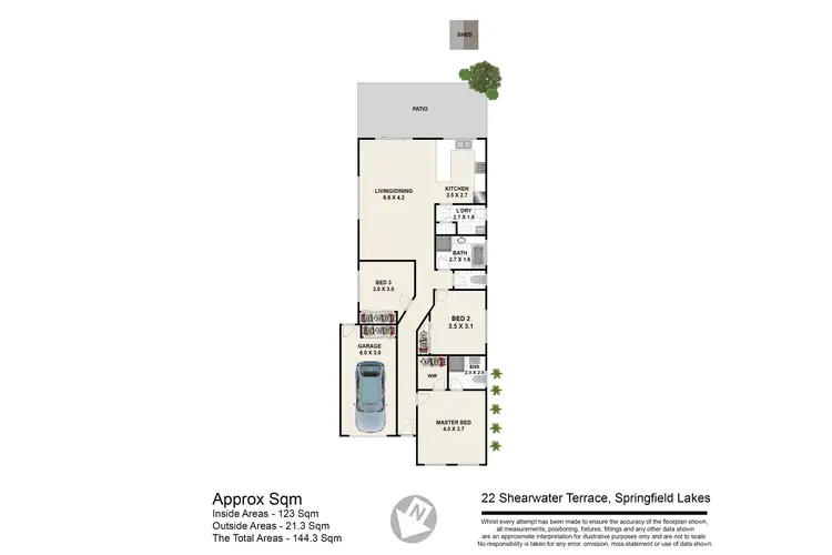 Floorplan of Homely house listing, 22 Shearwater Terrace, Springfield Lakes QLD 4300