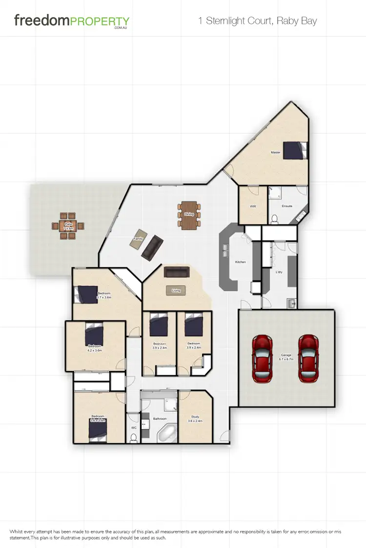 Floorplan of Homely house listing, 1 Sternlight Court, Raby Bay QLD 4163