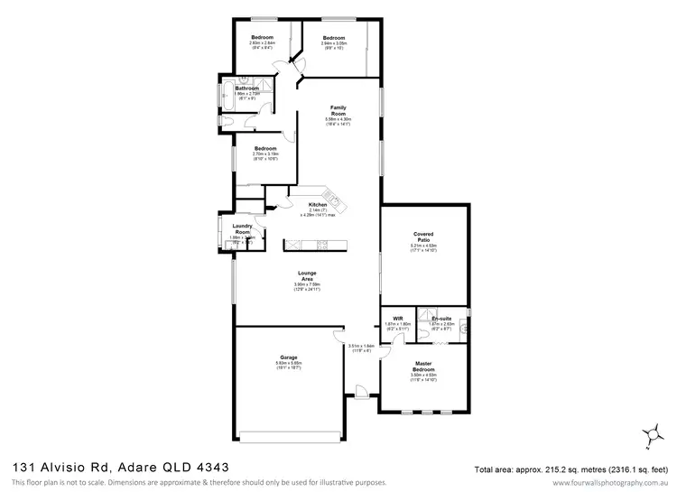 Floorplan of Homely house listing, 131 Alvisio Road, Adare QLD 4343