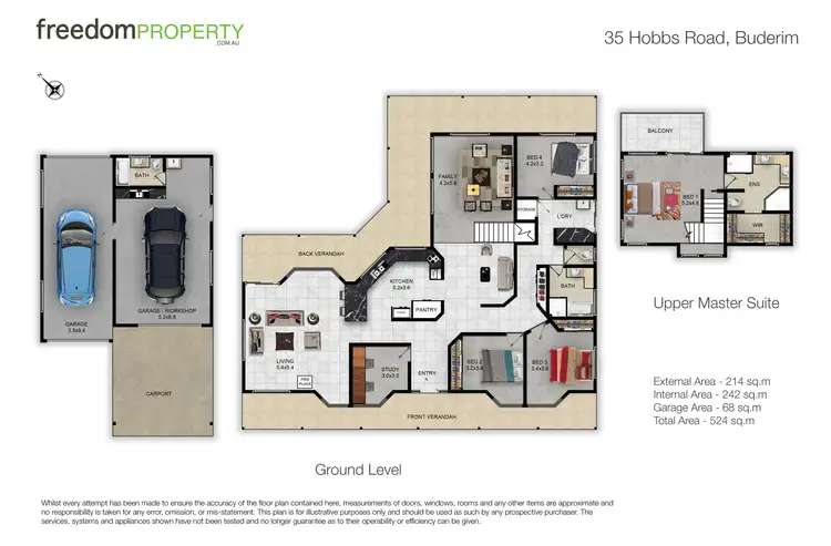 Floorplan of Homely house listing, 35 Hobbs Road, Buderim QLD 4556