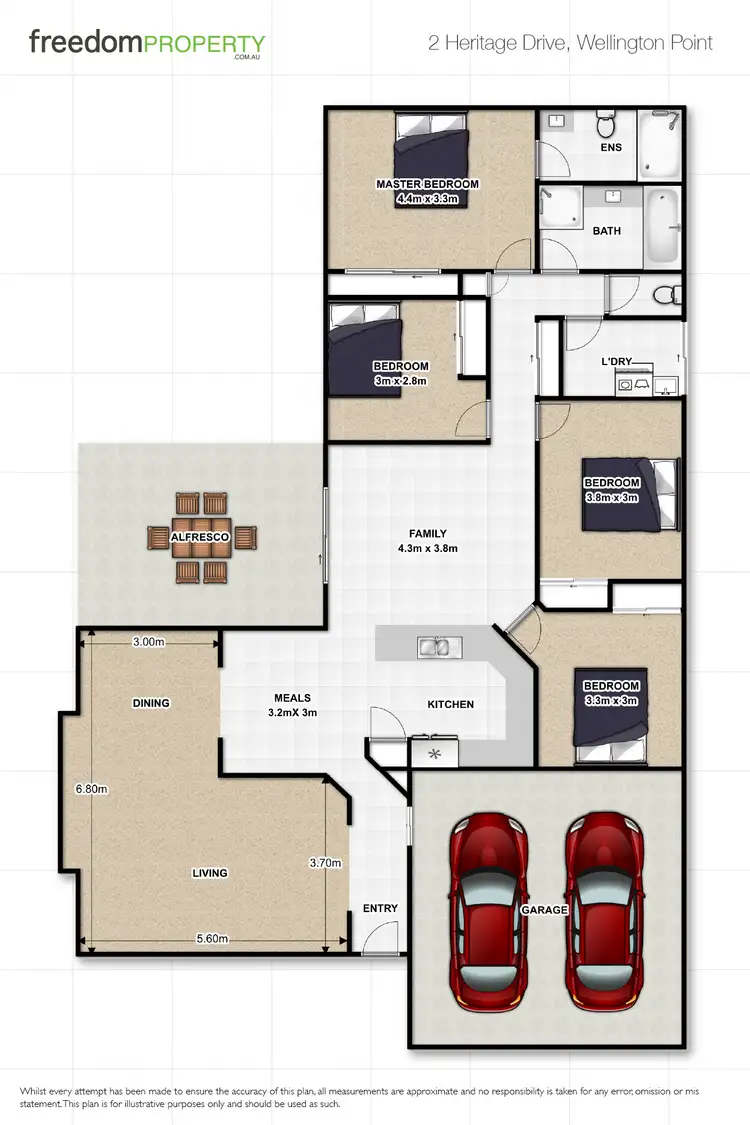 Floorplan of Homely house listing, 2 Heritage Drive, Wellington Point QLD 4160