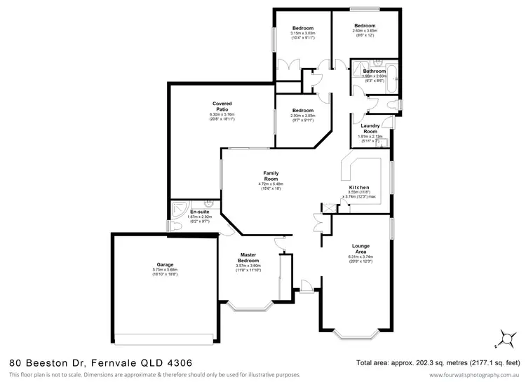 Floorplan of Homely house listing, 80 Beeston Drive, Fernvale QLD 4306