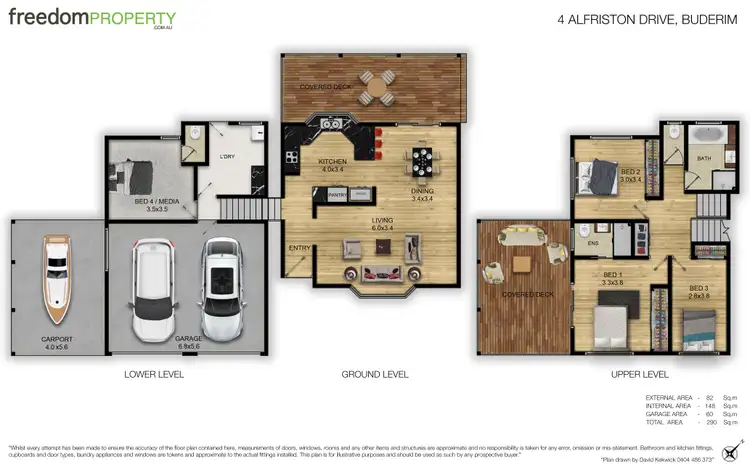 Floorplan of Homely house listing, 4 Alfriston Drive, Buderim QLD 4556
