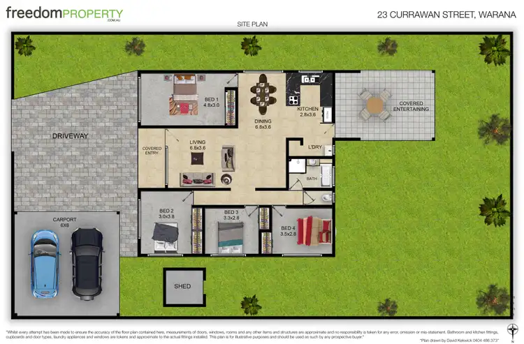 Floorplan of Homely house listing, 23 Currawan Street, Warana QLD 4575