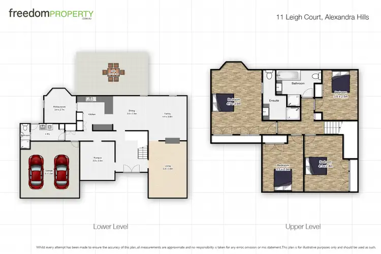 Floorplan of Homely house listing, 11 Leigh Court, Alexandra Hills QLD 4161