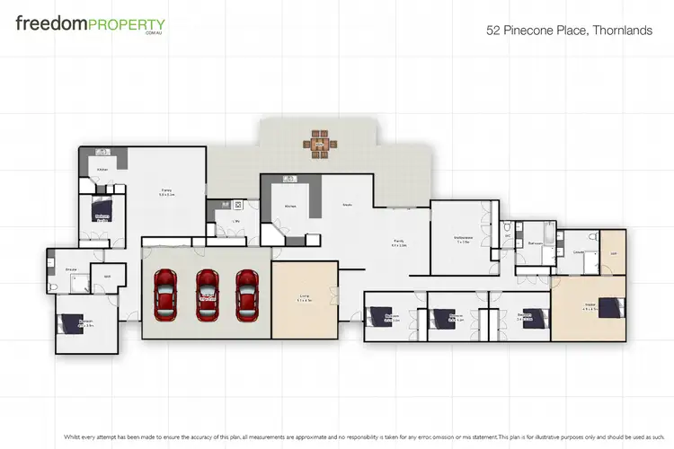 Floorplan of Homely house listing, 52 Pinecone Place, Thornlands QLD 4164