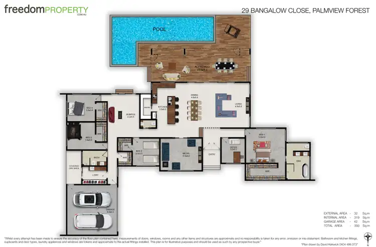 Floorplan of Homely house listing, 29 Bangalow Close, Palmview QLD 4553