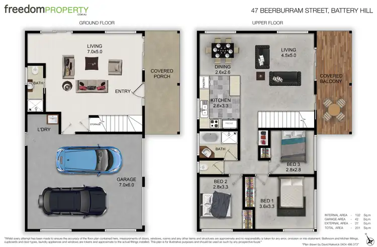 Floorplan of Homely house listing, 47 Beerburrum Street, Battery Hill QLD 4551