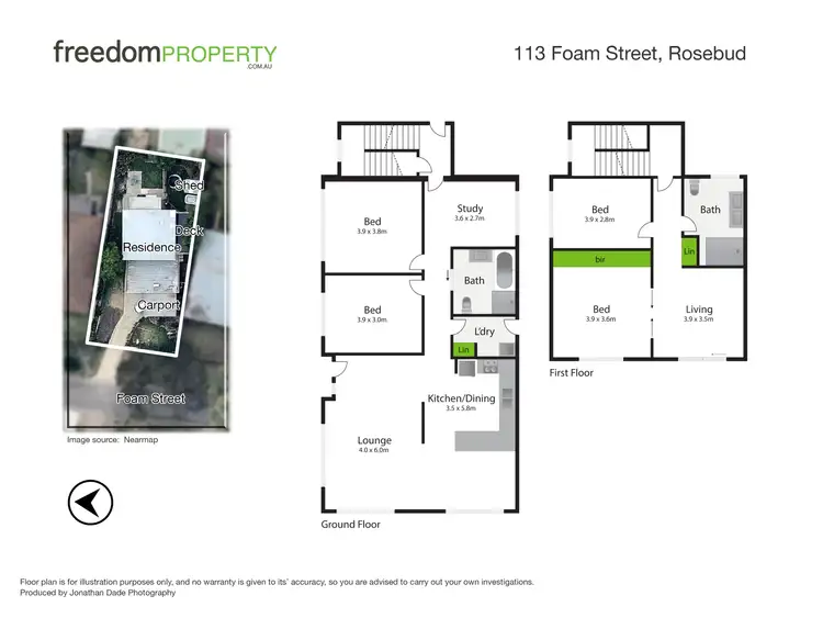 Floorplan of Homely house listing, 113 Foam Street, Rosebud VIC 3939
