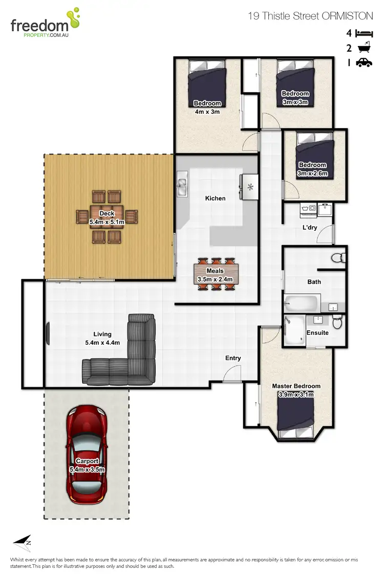 Floorplan of Homely house listing, 19 Thistle Street, Ormiston QLD 4160