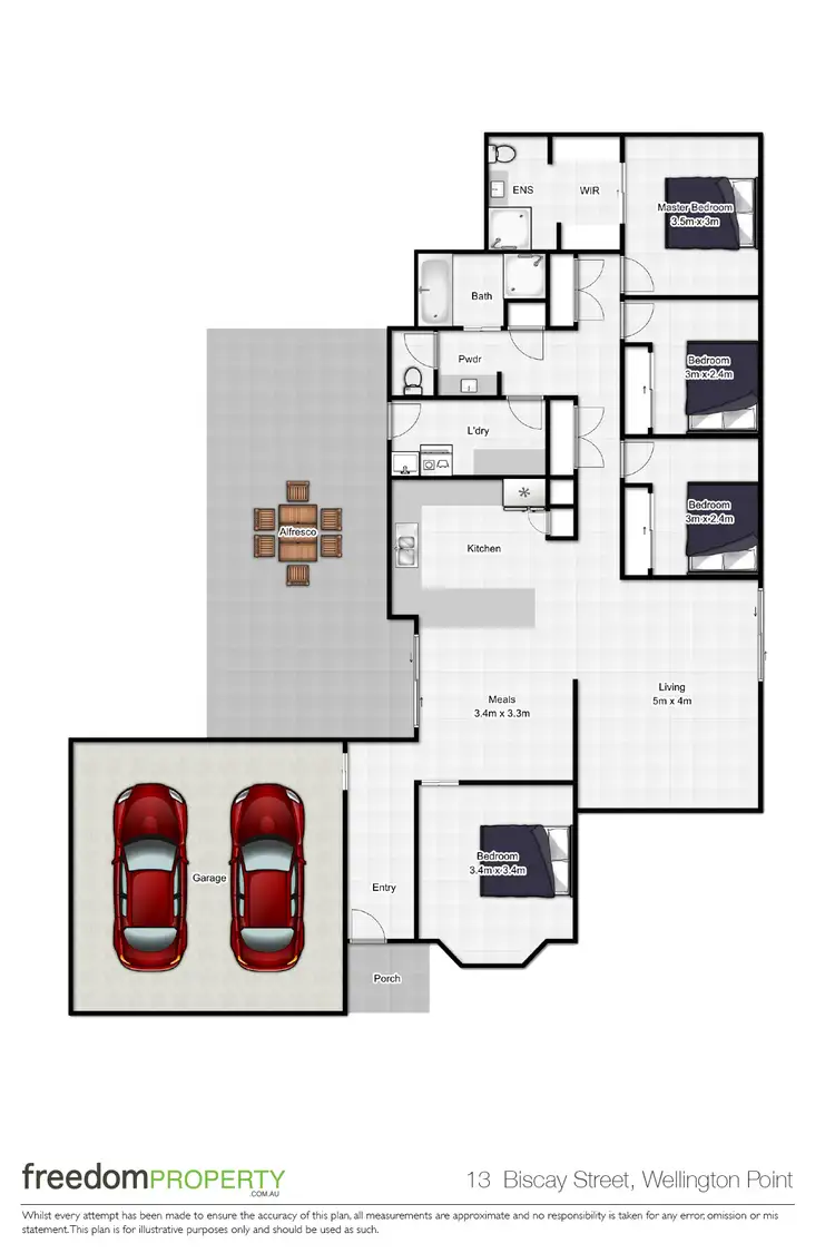 Floorplan of Homely house listing, 13 Biscay Street, Wellington Point QLD 4160