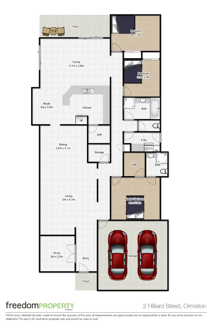 Floorplan of Homely house listing, 2 Hilliard Street, Ormiston QLD 4160
