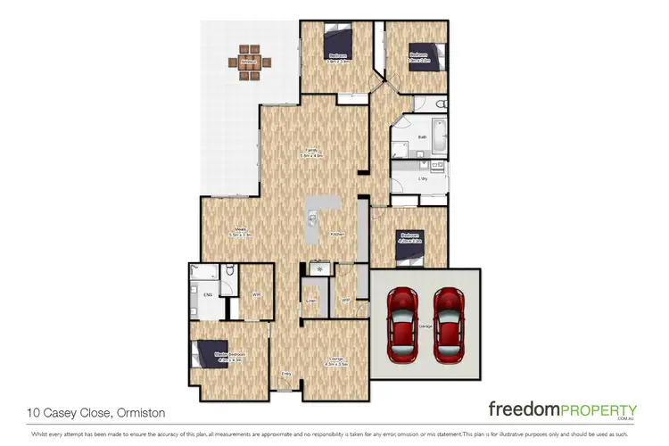 Floorplan of Homely house listing, 10 Casey Close, Ormiston QLD 4160