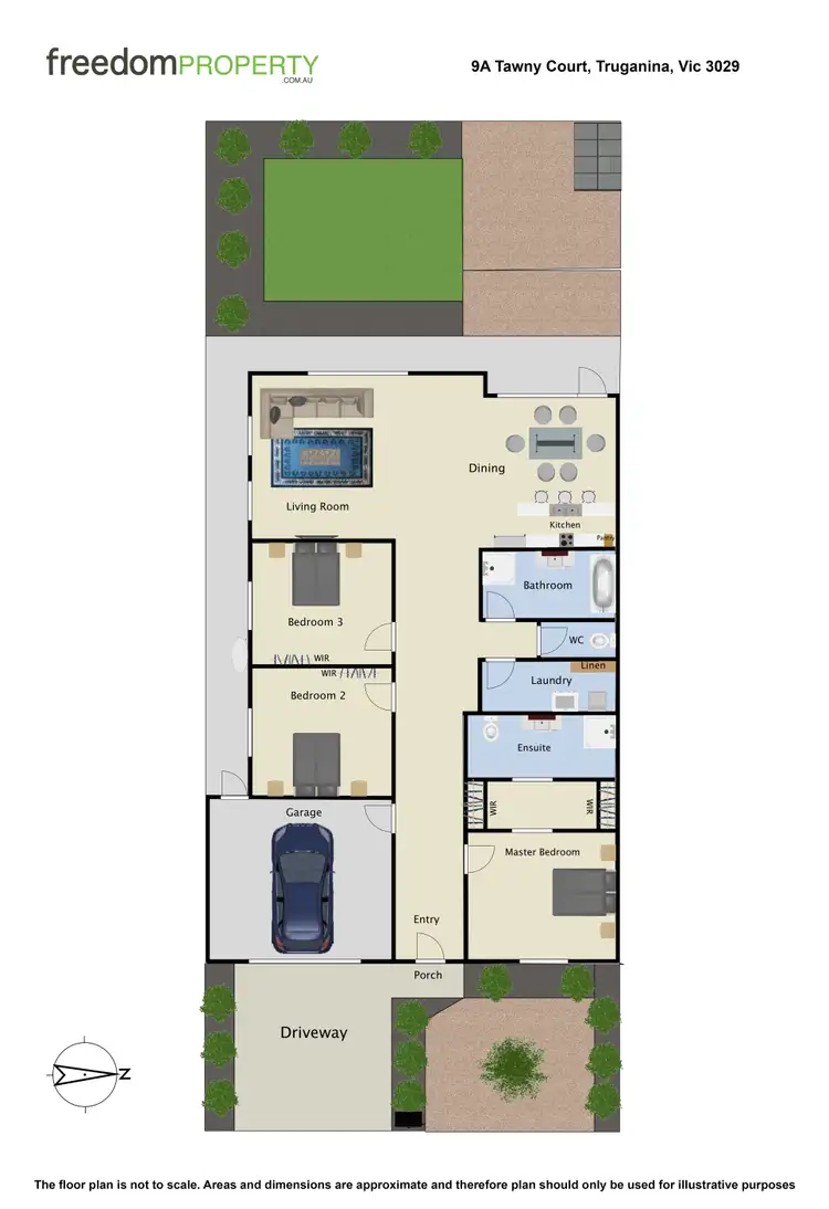 Floorplan of Homely unit listing, 9A Tawny Court, Truganina VIC 3029