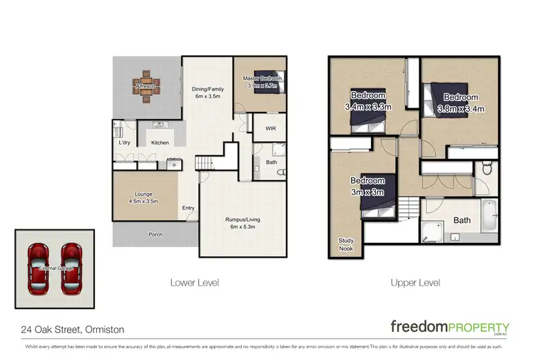 Floorplan of Homely house listing, 24 Oak Street, Ormiston QLD 4160