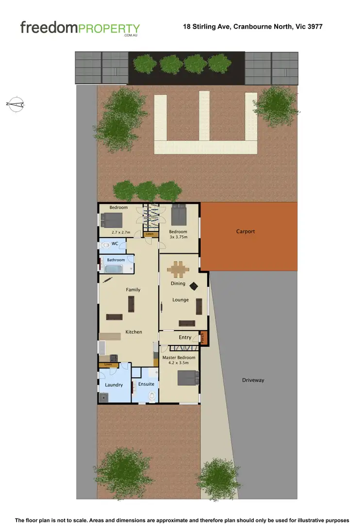 Floorplan of Homely house listing, 18 Stirling Avenue, Cranbourne North VIC 3977