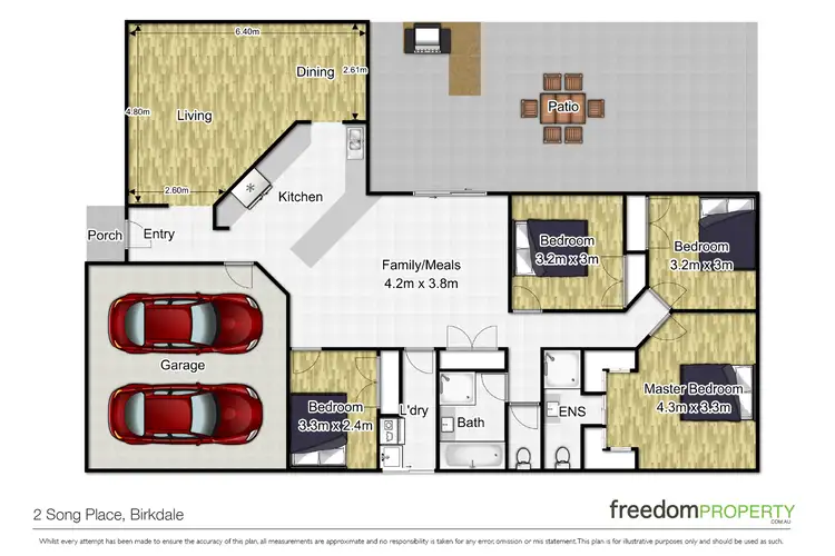 Floorplan of Homely house listing, 2 Song Place, Birkdale QLD 4159