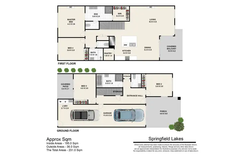 Floorplan of Homely house listing, 16 Capri Street, Springfield Lakes QLD 4300