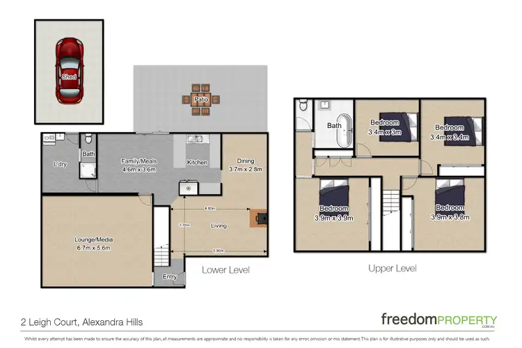 Floorplan of Homely house listing, 2 Leigh Court, Alexandra Hills QLD 4161