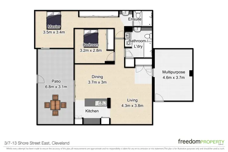 Floorplan of Homely other listing, 3/7-13 Shore Street North, Cleveland QLD 4163