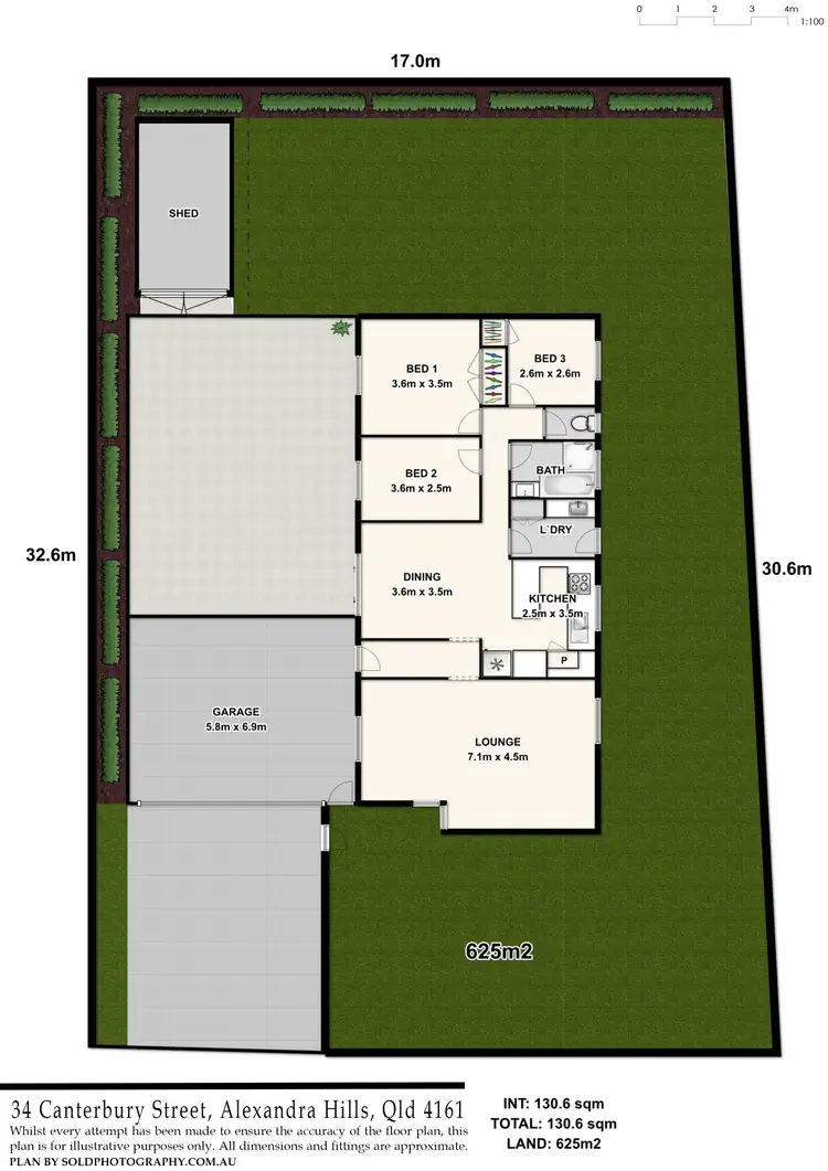Floorplan of Homely house listing, 34 Canterbury Street, Alexandra Hills QLD 4161