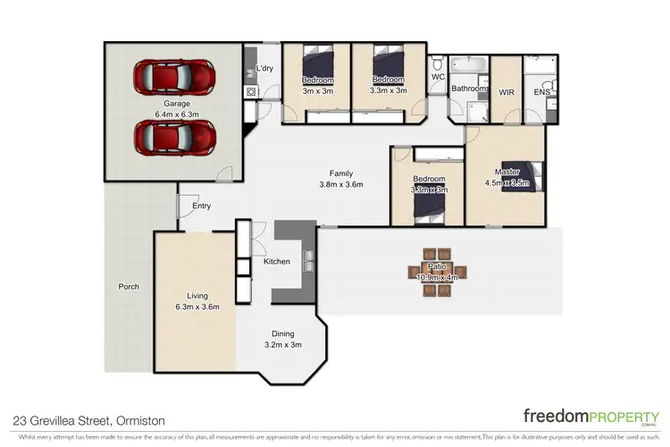 Floorplan of Homely house listing, 23 Grevillea Street, Ormiston QLD 4160