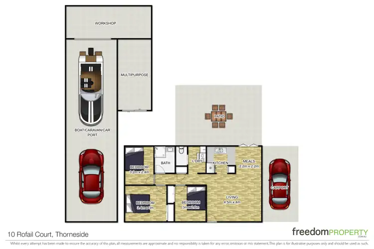 Floorplan of Homely house listing, 10 Rofail Court, Thorneside QLD 4158