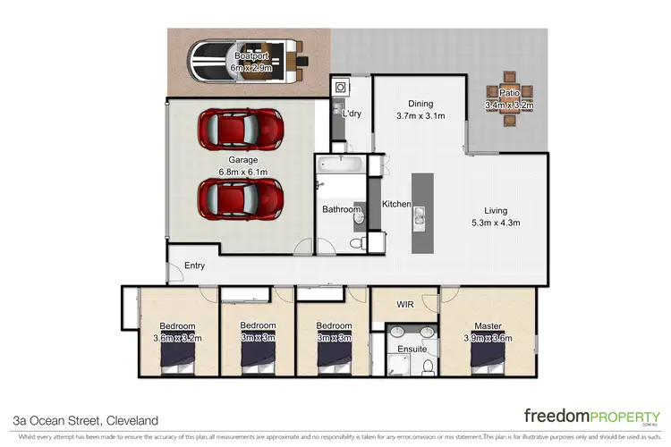 Floorplan of Homely house listing, 3A Ocean Street, Cleveland QLD 4163