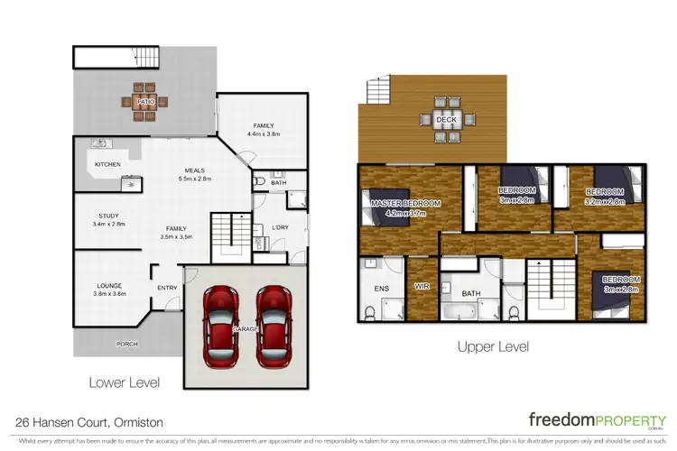 Floorplan of Homely house listing, 26 Hansen Court, Ormiston QLD 4160