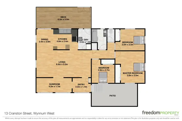 Floorplan of Homely house listing, 13 Cranston Street, Wynnum West QLD 4178