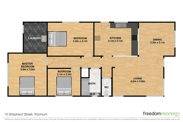 Floorplan of Homely house listing, 15 Shepherd Street, Wynnum QLD 4178
