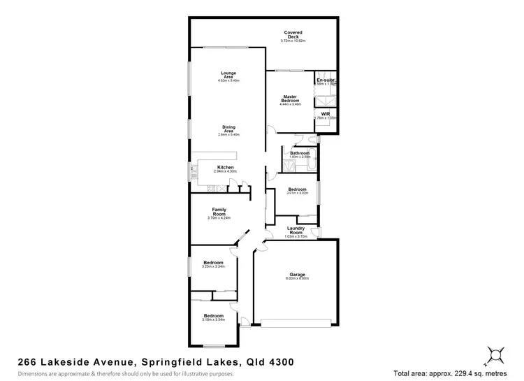 Floorplan of Homely house listing, 266 Lakeside Avenue, Springfield Lakes QLD 4300