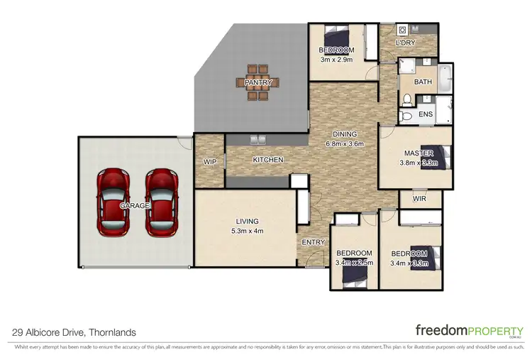 Floorplan of Homely house listing, 29 Albicore Drive, Thornlands QLD 4164