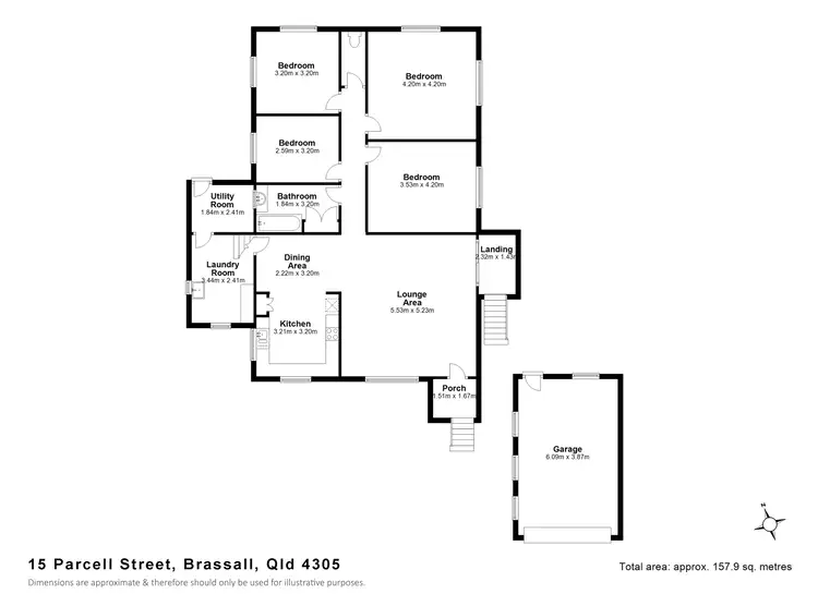Floorplan of Homely house listing, 15 Parcell Street, Brassall QLD 4305