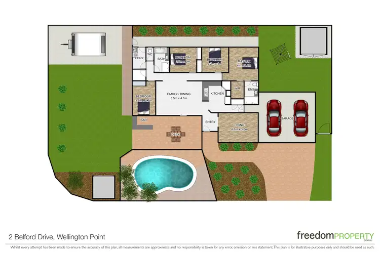 Floorplan of Homely house listing, 2 Belford Drive, Wellington Point QLD 4160