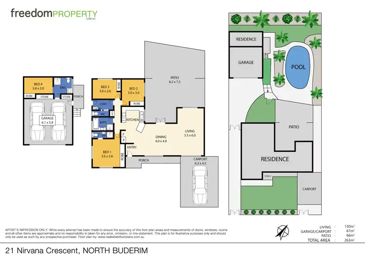 Floorplan of Homely house listing, 21 Nirvana Crescent, Buderim QLD 4556