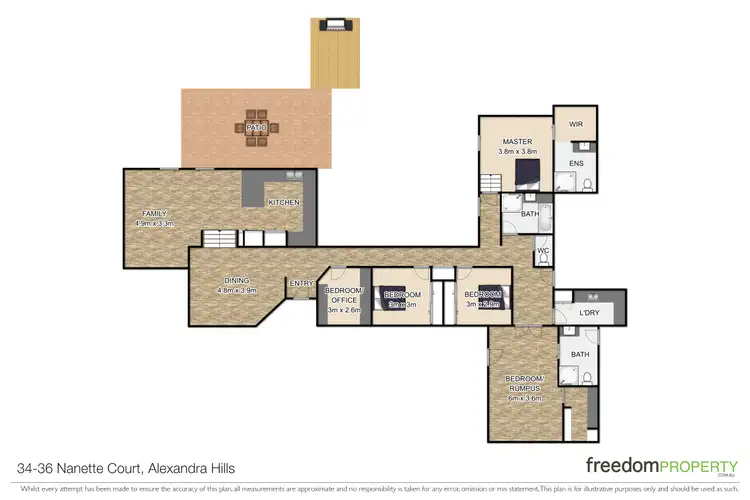 Floorplan of Homely house listing, 34-36 Nanette Court, Alexandra Hills QLD 4161