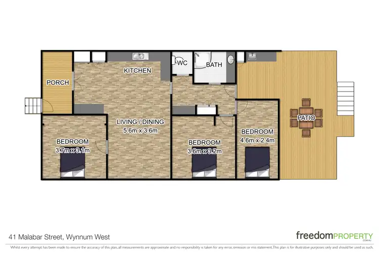 Floorplan of Homely house listing, 41 Malabar Street, Wynnum West QLD 4178