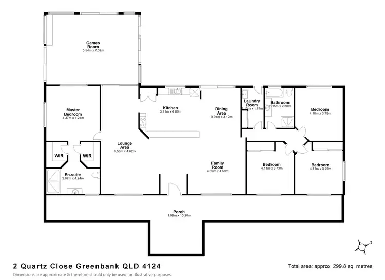 Floorplan of Homely house listing, 2 Quartz Close, Greenbank QLD 4124