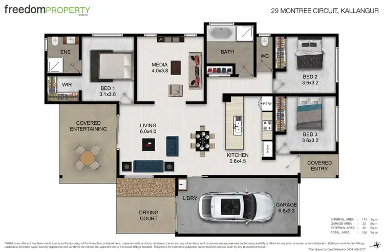 Floorplan of Homely house listing, 29 Montree Circuit, Kallangur QLD 4503
