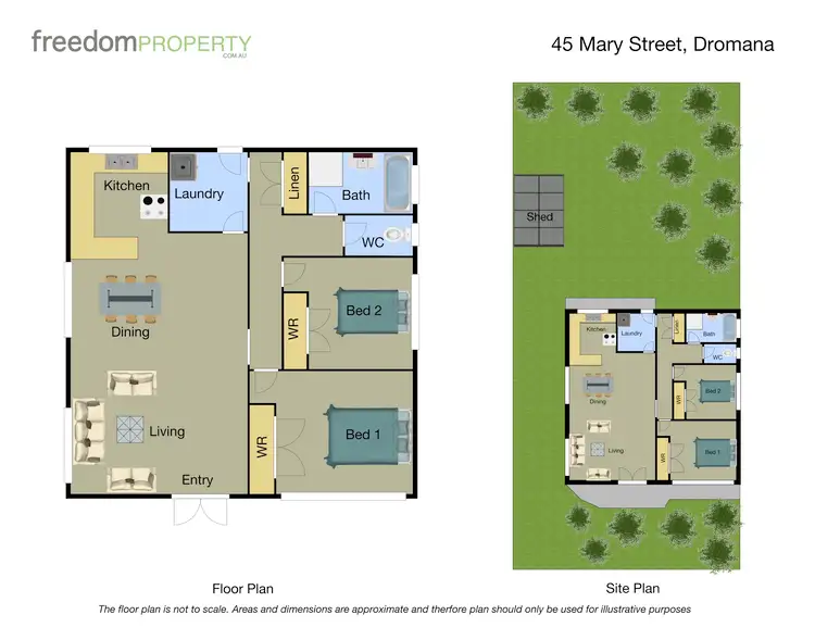 Floorplan of Homely house listing, 45 Mary Street, Dromana VIC 3936